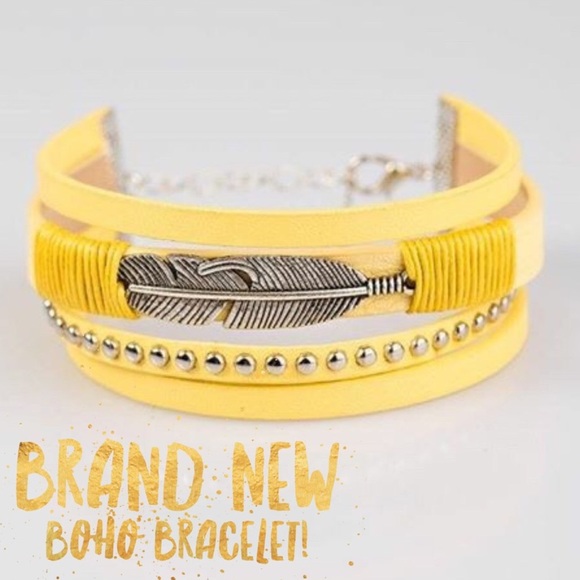 NWT🔅Fun Yellow🔅Bohemian Bracelet🌙⭐️ - Picture 1 of 2